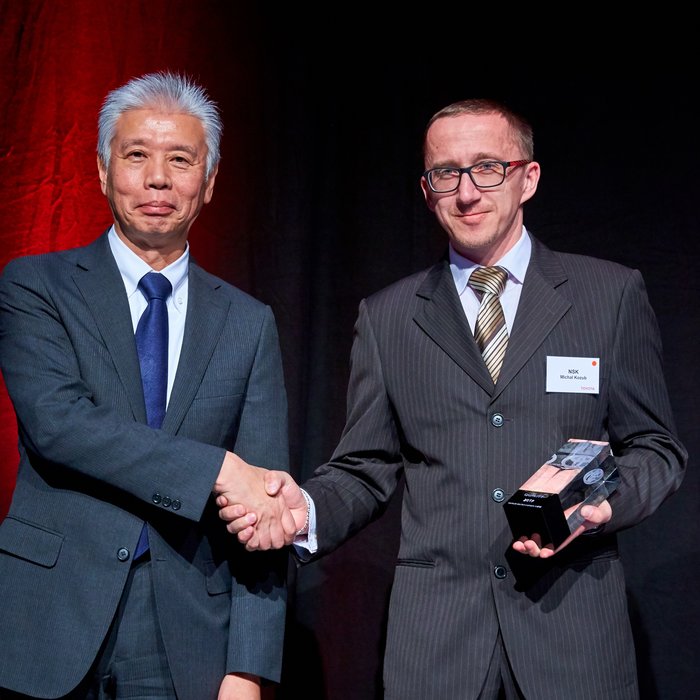 NSK Needle Bearing Poland riceve il Supplier Award da Toyota Motor Europe